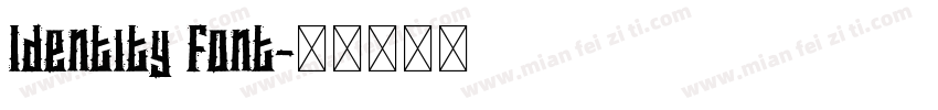 Identity Font字体转换